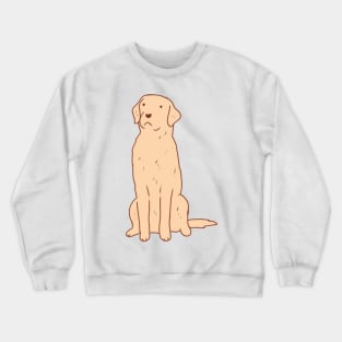 Labrador dog sitting Crewneck Sweatshirt